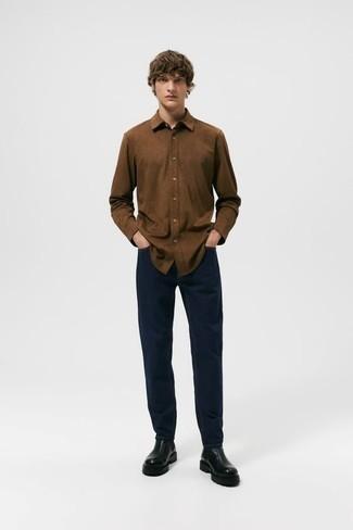 What Pants To Wear With Brown Shirt