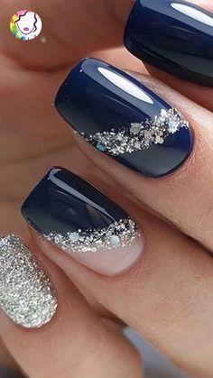 What Nail Color Goes With Navy Blue Dress