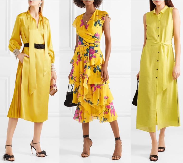 What Color Shoes To Wear With Pale Yellow Dress