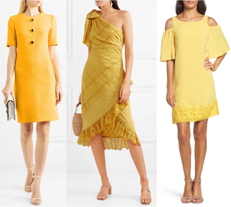 What Color Shoes Do I Wear With A Yellow Dress