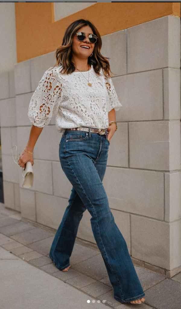 What Shirt To Wear With Flare Jeans