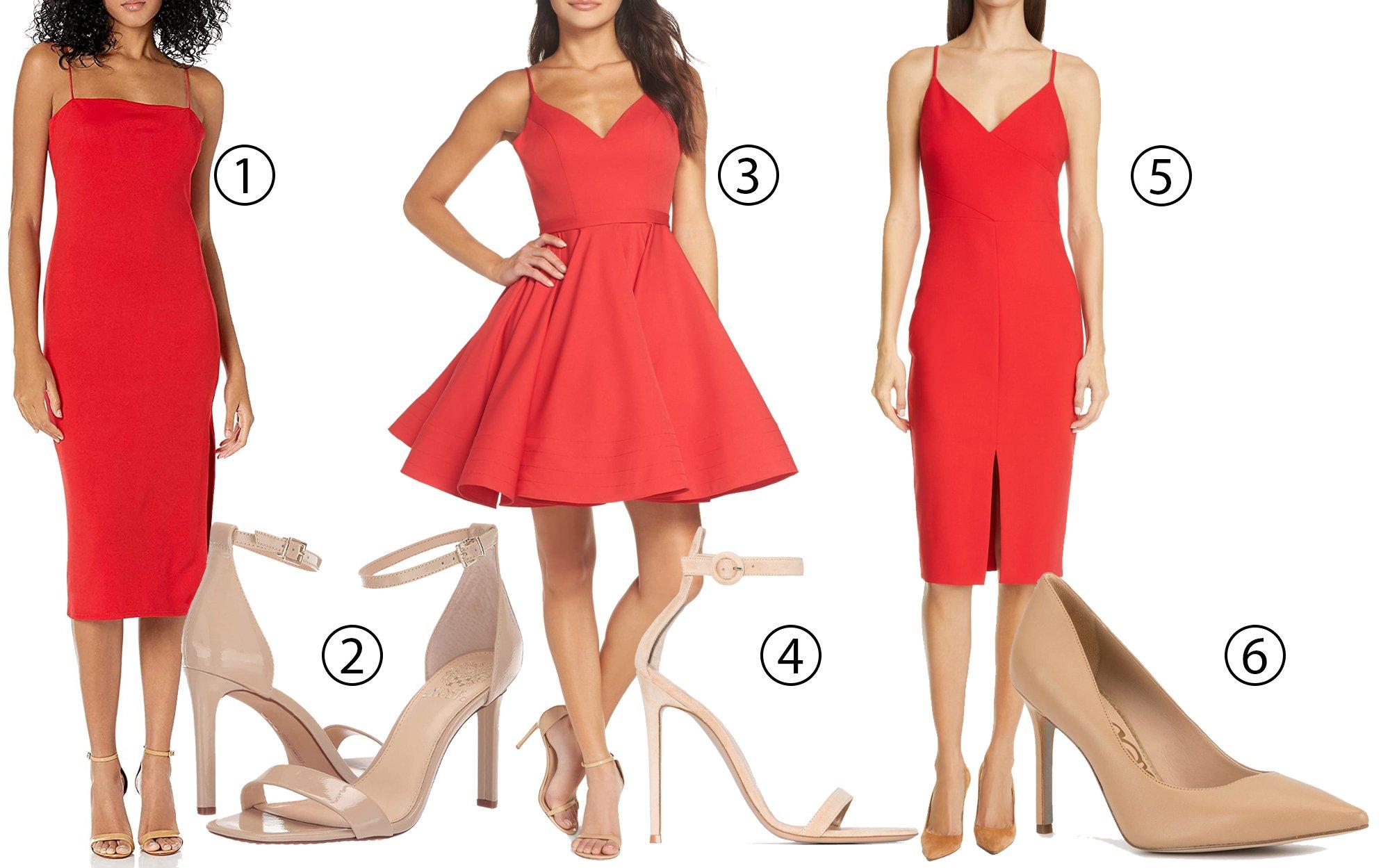 What Color Shoes To Wear With A Red Prom Dress