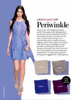 What Color Shoes To Wear With Periwinkle Blue Dress